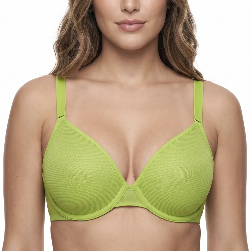 Sheer Mesh Bra - HSIA Seraphina 5-Wege-Multiway-Halter-Neck-Minimiser-BH, atmungsaktives, transparentes Mesh,