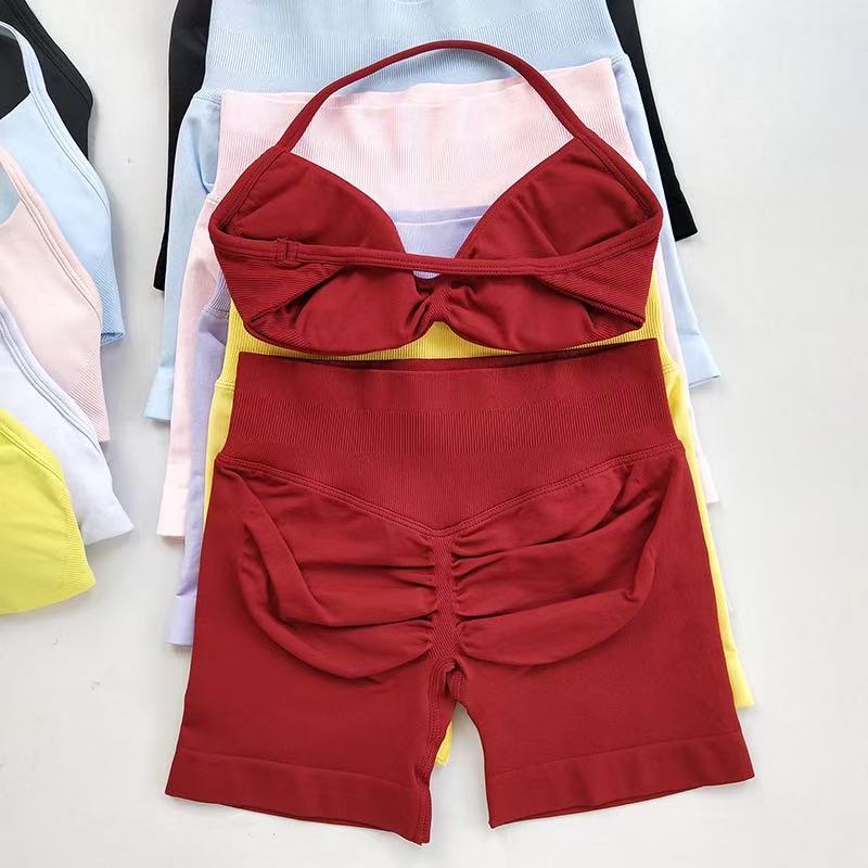 Sports Bra Racerback - HISTELLO Sport-Set für Damen, zweiteiliges Set
