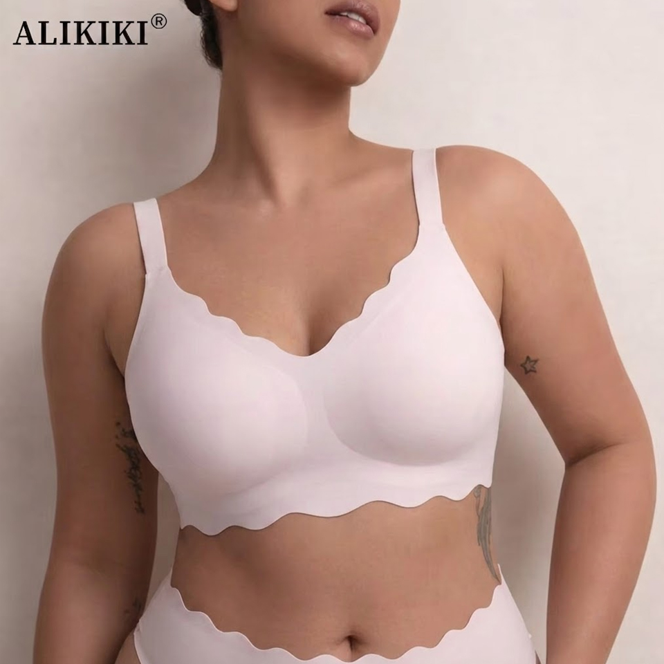 T Shirt Bra Seamless - Nahtloser, drahtloser, stützender Push-up-BH, bequem, weich,