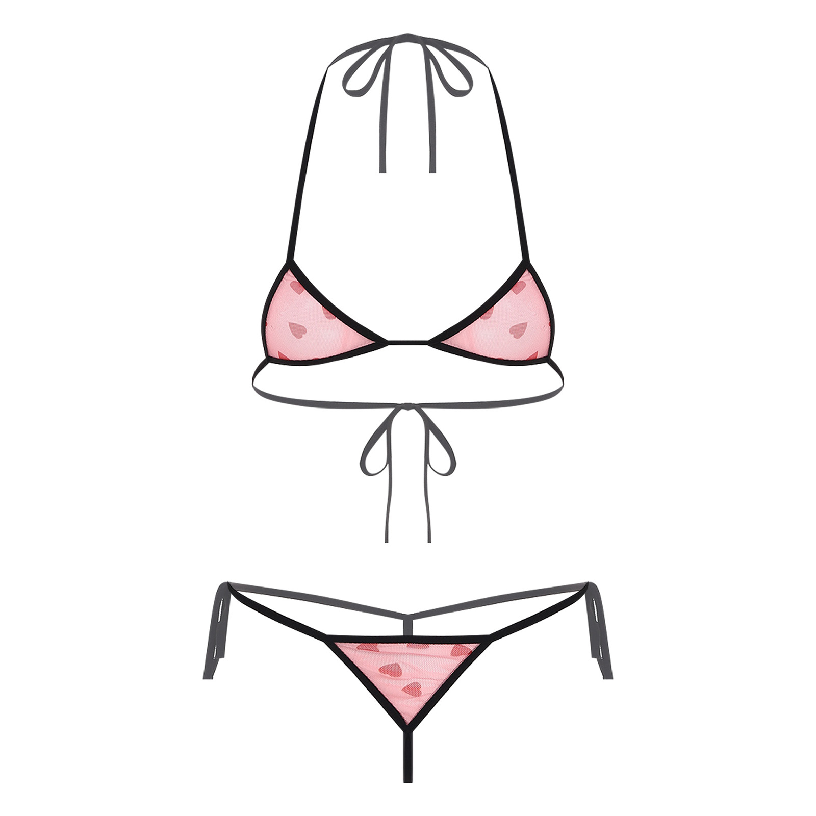 Damen Micro Mini Bikini Dessou – Sheer Mesh Bra Bewertung und Preis