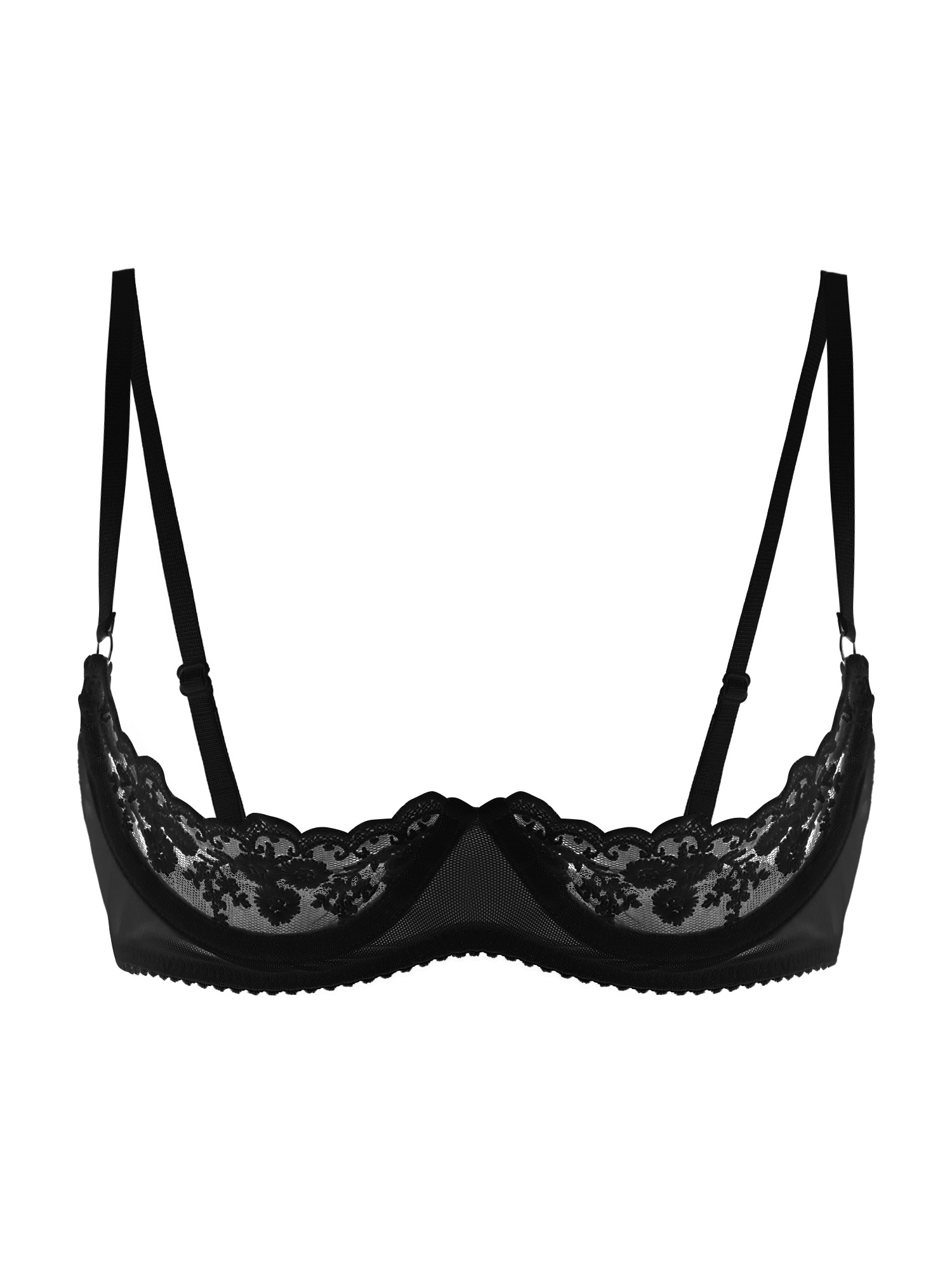 Damen Sexy Open-Cup BH Transpa – Sheer Mesh Bra Bewertung und Preis