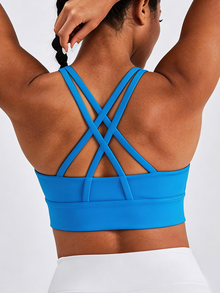 Neuer Damen-Sport-BH in Unifar – Sports Bra Racerback Bewertung und Preis