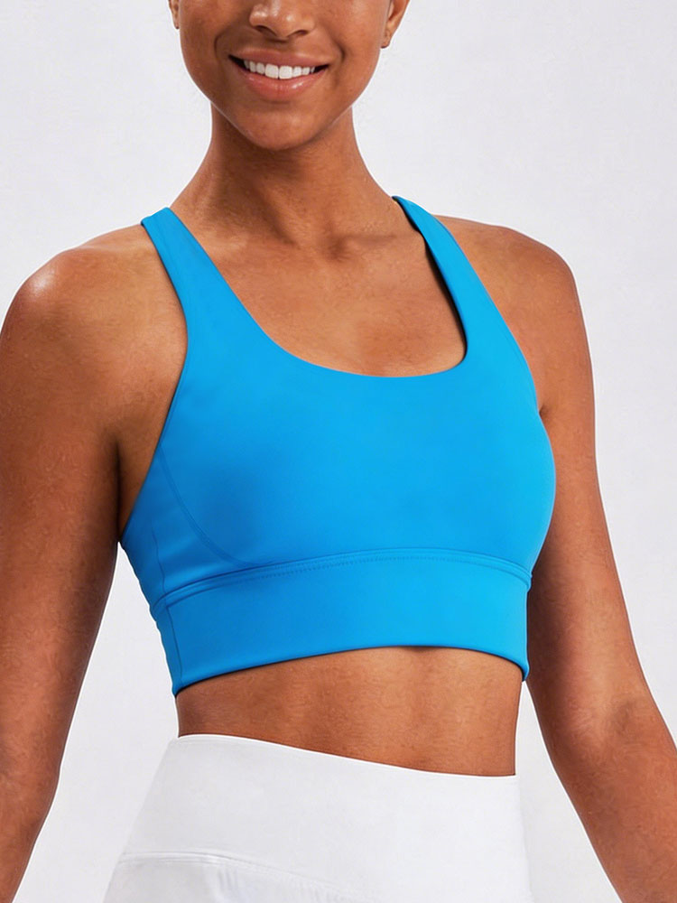 Neuer Damen-Sport-BH in Unifar – Sports Bra Racerback Bewertung und Preis