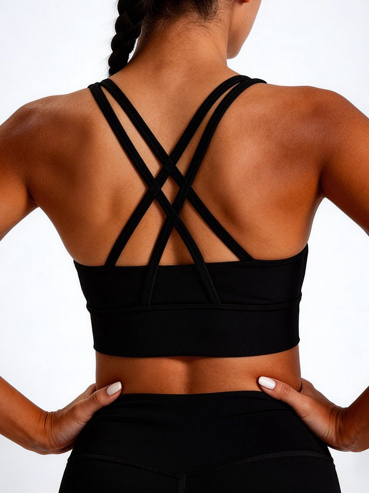Neuer Damen-Sport-BH in Unifar – Sports Bra Racerback Bewertung und Preis