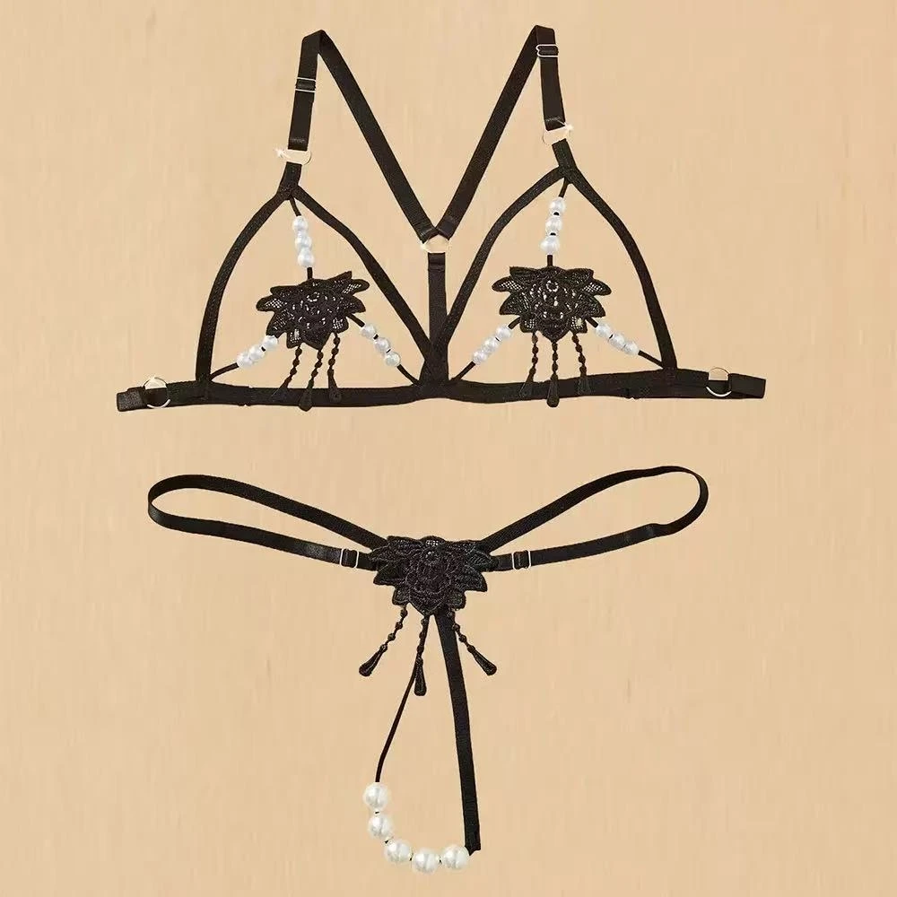 Frauen Lolita Hot Dessous Unte – Lace Bralette Set Bewertung und Preis