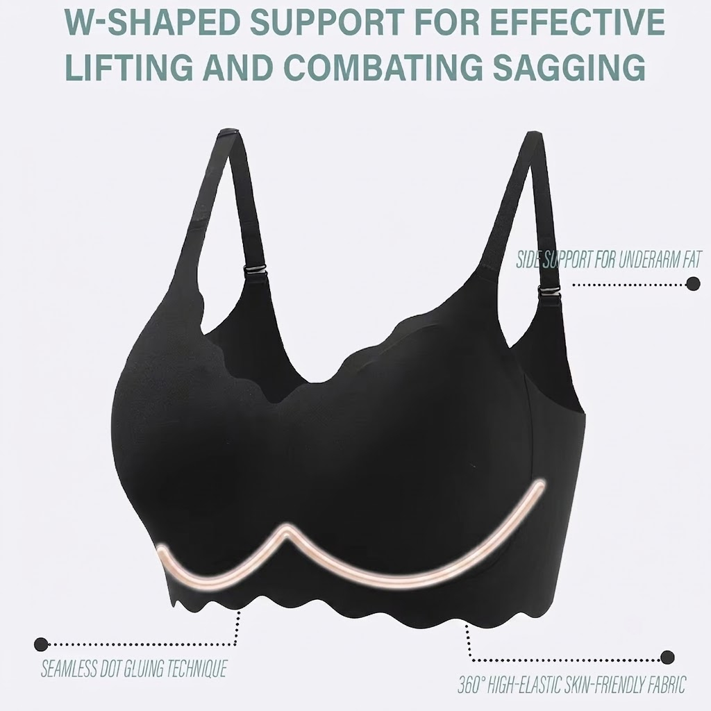 Nahtloser, drahtloser, stützen – T Shirt Bra Seamless Bewertung und Preis