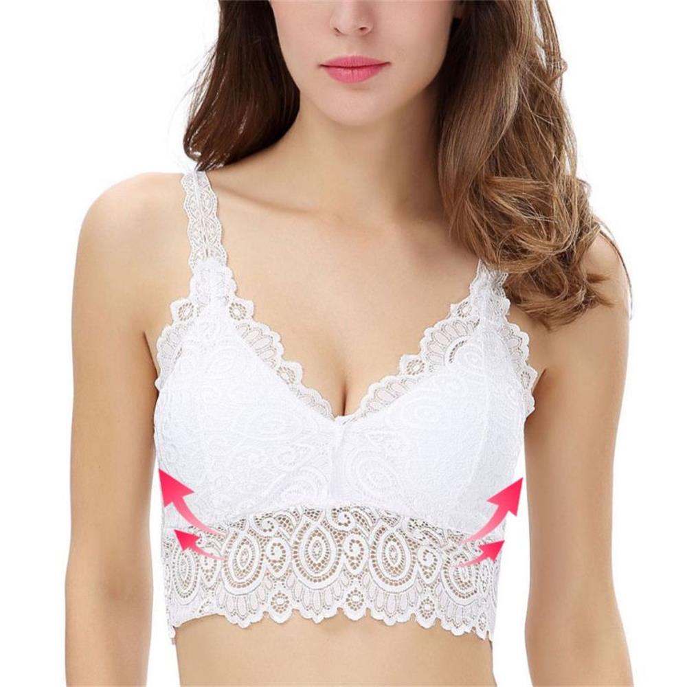 Sommer Frauen Spitze Baumwolle – T Shirt Bra Seamless Bewertung und Preis